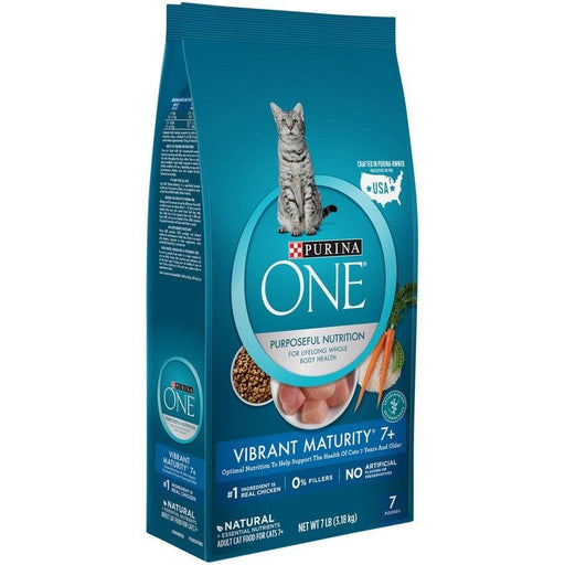 Purina ONE Vibrant Maturity 7+ Senior Formula Dry Cat Food - 017800018876