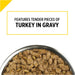 Purina Pro Plan Bright Mind Adult 7+ Turkey & Brown Rice Entree Dog Food Tray - 00038100174260