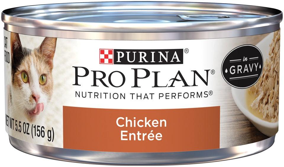 Purina Pro Plan Chicken Entree in Gravy Canned Cat Food - 00038100175373