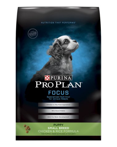 Purina Pro Plan Chicken & Rice Formula Puppy Small Breed Dry Dog Food - 038100113689