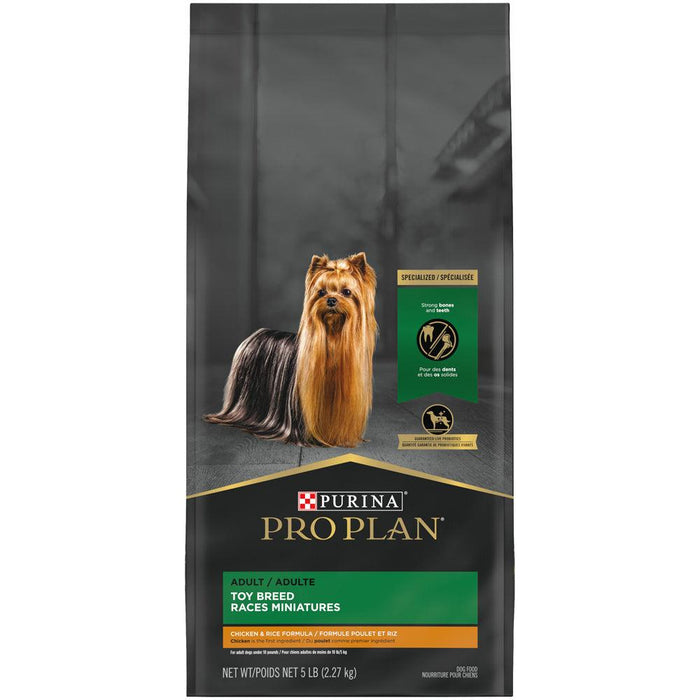 Purina Pro Plan Chicken & Rice Formula Toy Breed Dry Dog Food - 038100135438