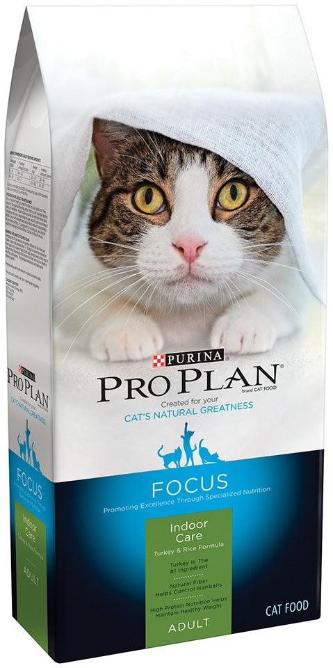 Purina Pro Plan Focus Indoor Care Turkey & Rice Formula Dry Cat Food - 038100131614