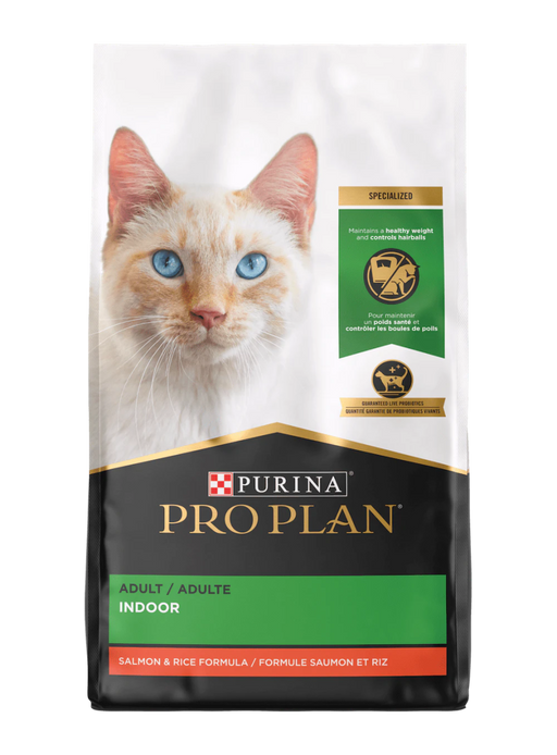Purina Pro Plan Hairball Management Indoor Salmon and Rice Cat Food - 038100131621