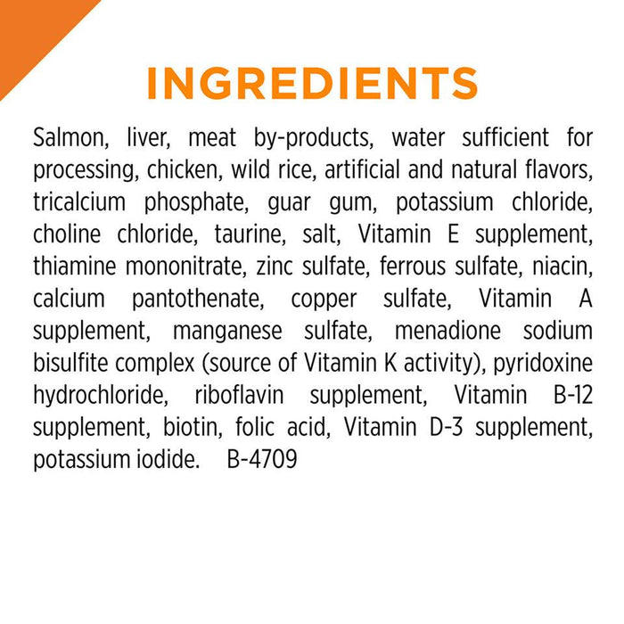 Purina Pro Plan Pate Salmon & Wild Rice Entree Wet Cat Food - 00038100159175