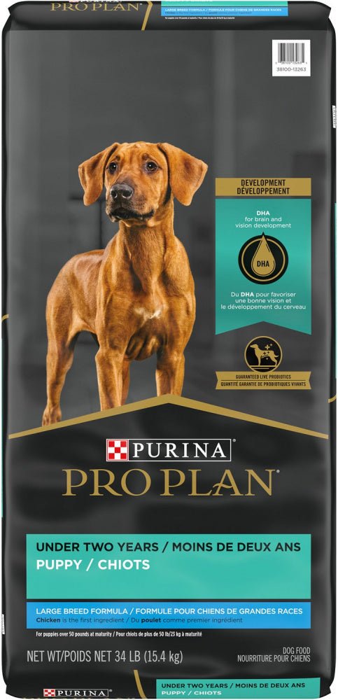Purina Pro Plan Puppy Large Breed Chicken & Rice Formula - 038100132642