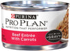 Purina Pro Plan Savor Adult Beef Entree in Gravy with Carrots Canned Cat Food - 00038100153067