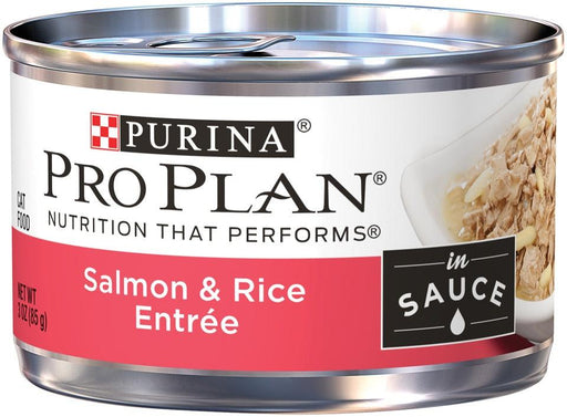 Purina Pro Plan Savor Adult Salmon & Rice in Sauce Entree Canned Cat Food - 00038100027542