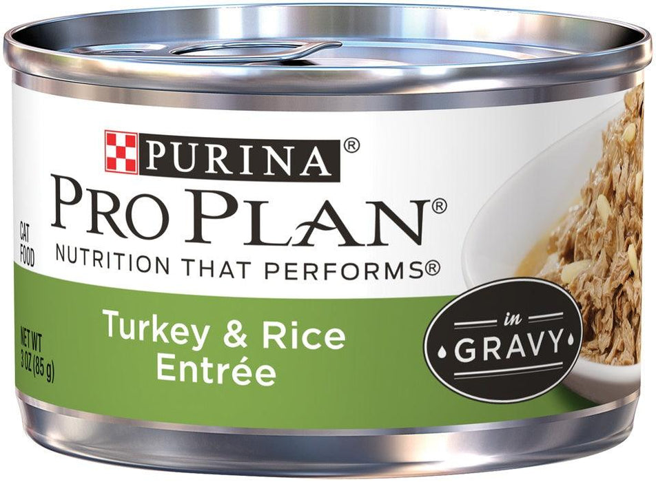 Purina Pro Plan Savor Adult Turkey & Rice Entree Canned Cat Food - 00038100112019