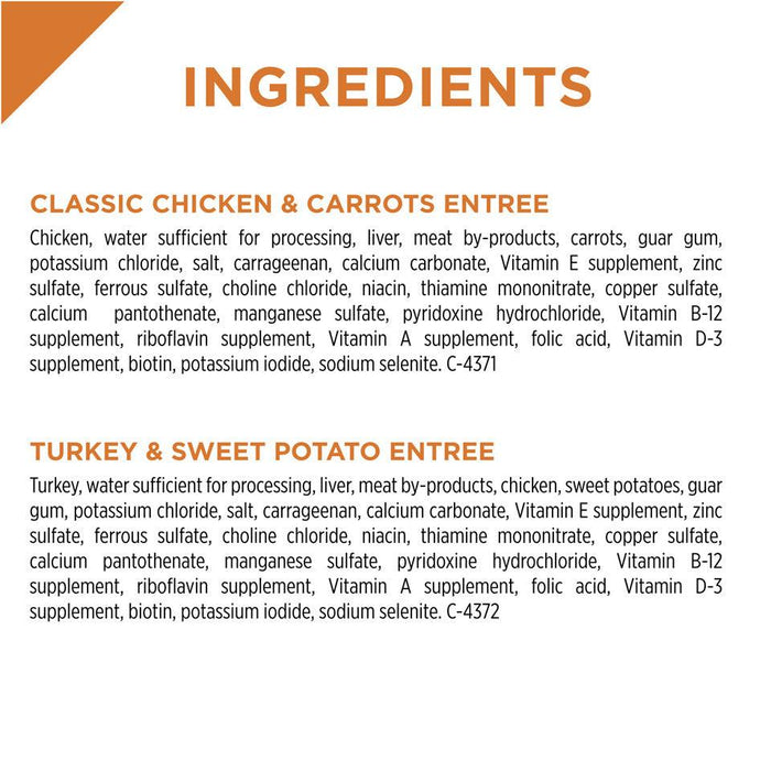 Purina Pro Plan Savor Grain-Free Pate Chicken & Turkey Entrees Wet Dog Food Variety Pack - 038100178695