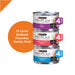 Purina Pro Plan Savor Seafood Entrees Variety Pack Adult Canned Cat Food - 00038100166807