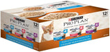Purina Pro Plan Savor Seafood Entrees Variety Pack Adult Canned Cat Food - 00038100166807