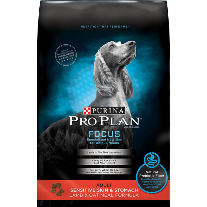Purina Pro Plan Sensitive Skin & Stomach Formula Lamb & Oat Meal Formula Dry Dog Food - 038100175663