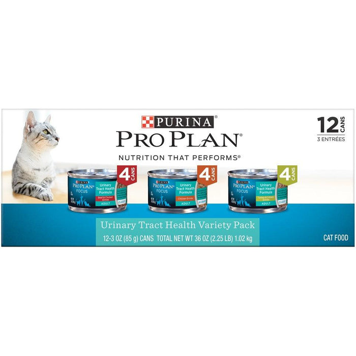 Purina Pro Plan Urinary Tract Health Variety Pack Canned Cat Food - 038100169426