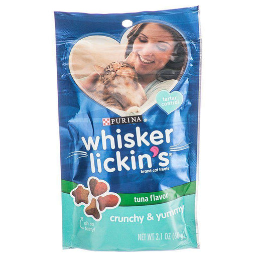 Purina Whisker Lickin's Crunch Lovers Tuna Flavored Cat Treats - 017800172608