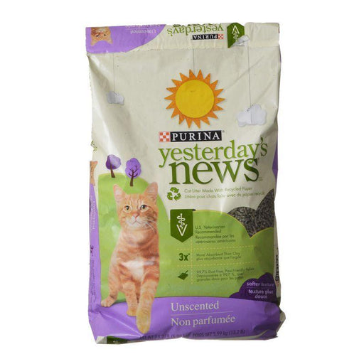 Purina Yesterday's News Soft Texture Cat Litter - Unscented - 047557200064