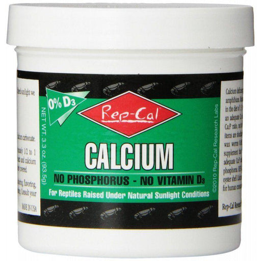 Rep Cal Phosphorus Free Calcium without Vitamin D3 - Ultrafine Powder - 788286002207