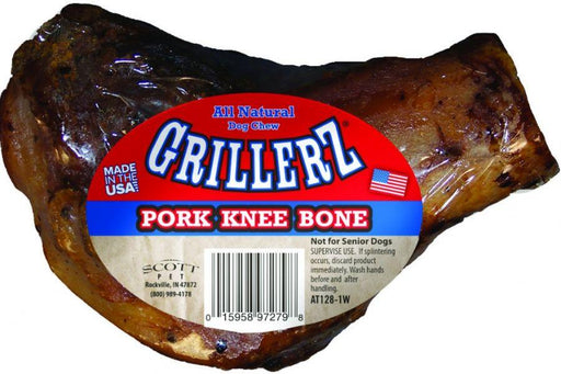 Scott Pet Grillerz Pork Knee Bone Dog Treat - 015958972798