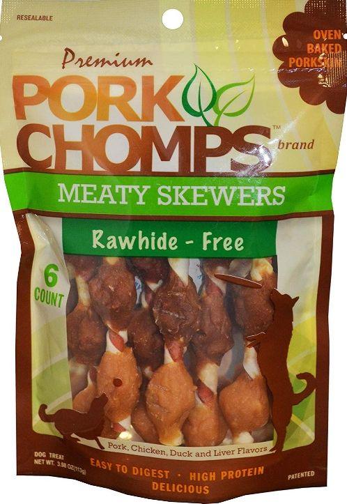 Scott Pet Pork Chomps Premium Nutri Chomps Meaty Skewers - 015958987112