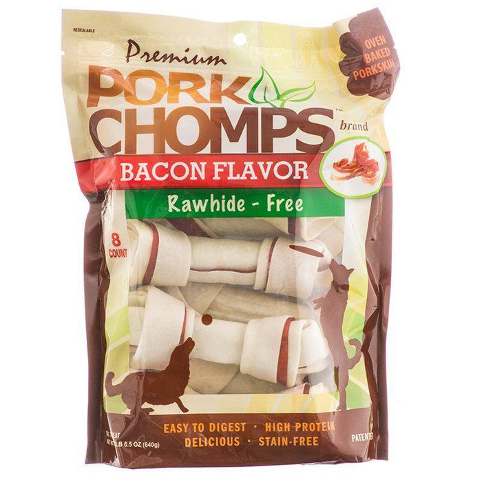 Scott Pet Pork Chomps Premium Pork Knotz - Bacon Flavor - 015958978721