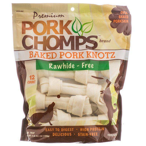 Scott Pet Pork Chomps Premium Pork Knotz - Baked - 015958978707
