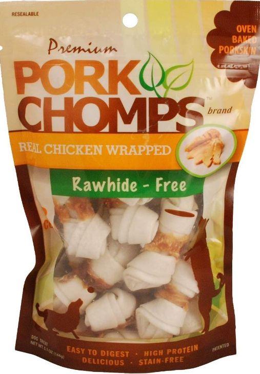 Scott Pet Pork Chomps Real Chicken Wrapped Knotz - Mini - 015958989987