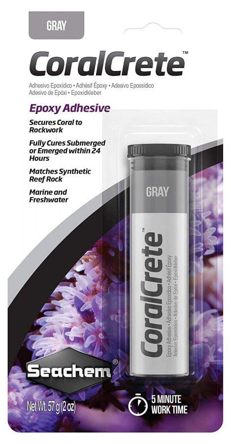 Seachem CoralCrete Gray Epoxy Adhesive - 000116031202