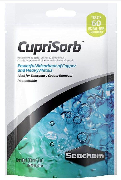 Seachem CupriSorb Powerful Adsorbent of Copper and Heavy Metals for Aquariums - 000116020503