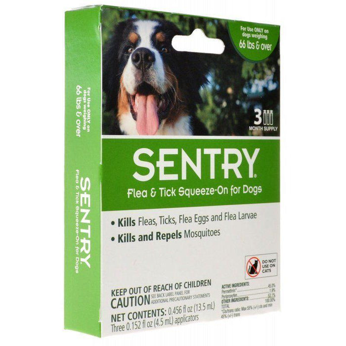 Sentry Flea & Tick Squeeze-On for Dogs - 073091023654