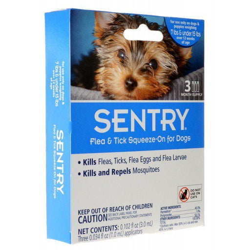 Sentry Flea & Tick Squeeze-On for Dogs - 073091023623