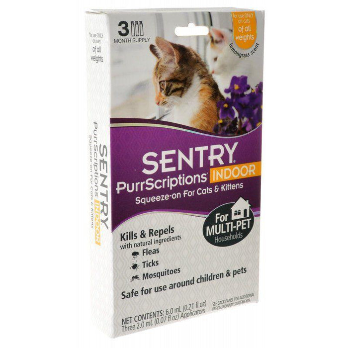 Sentry PurrScriptions Indoor Squeeze-On for Cats & Kittens - 073091023531