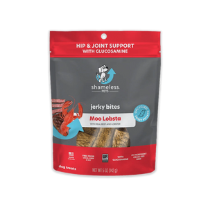 Shameless Pets Moo Lobsta Jerky Bites, 5 oz - 850010897226