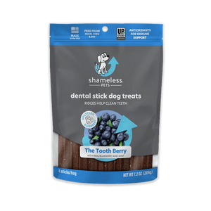 Shameless Pets The Tooth Berry Dental Sticks, 7.2 oz - 850010897264