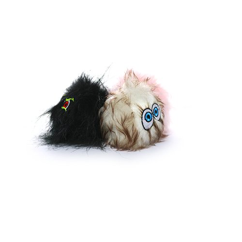 Silly Squeaker iBall Small Black Brown Pink Dog Toy - 180181904028