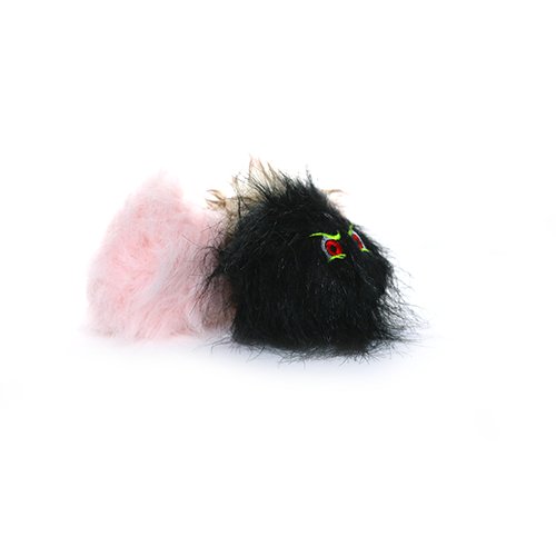 Silly Squeaker iBall Small Black Brown Pink Dog Toy - 180181904028