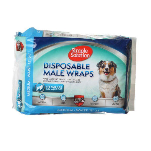 Simple Solution Disposable Male Wraps - Medium - 010279115381