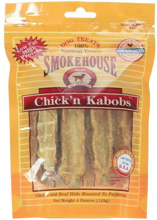Smokehouse Chick'n N Kabobs Natural Dog Treat - 078565251052