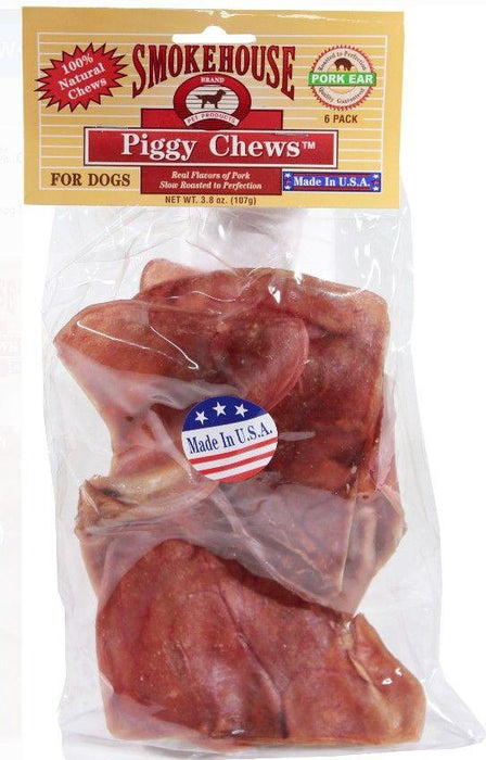 Smokehouse Piggy Chews All Natural Dog Treat - 078565502000