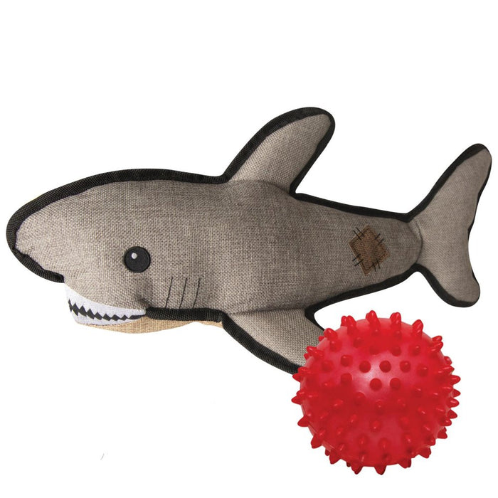 Snugarooz Saul the Shark Plush Dog Toy - 712038963676
