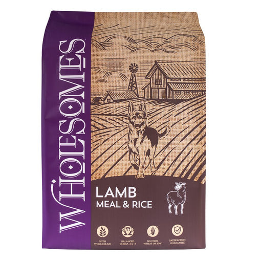 SPORTMiX Wholesomes Lamb Meal & Rice Recipe Dry Dog Food - 034846700954