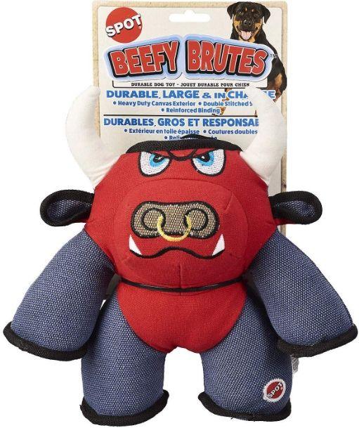 Spot Beefy Brutes Durable Dog Toy - Assorted Characters - 077234544068