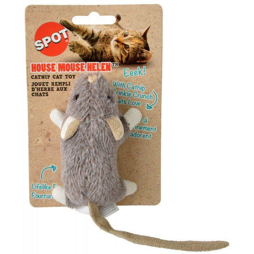 Spot House Mouse Helen Catnip Toy - Assorted Colors - 077234520826