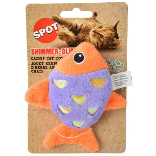 Spot Shimmer Glimmer Fish Catnip Toy - Assorted Colors - 077234520758