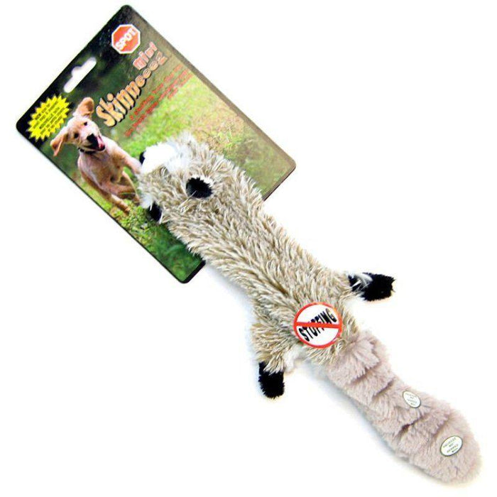 Spot Skinneeez Plush Raccoon Dog Toy - 077234055014