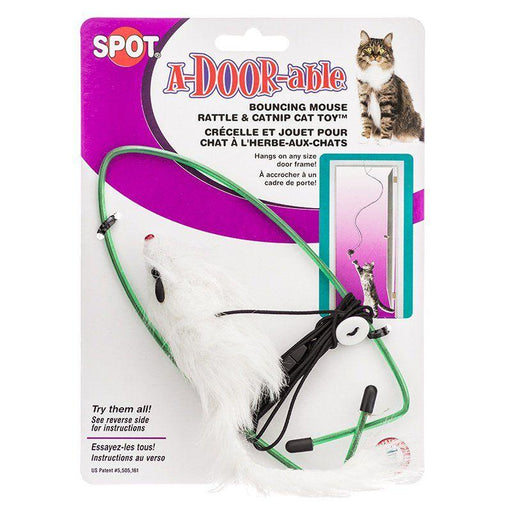 Spot Spotnips A-Door-able Fur Mouse Cat Toy - 077234024270