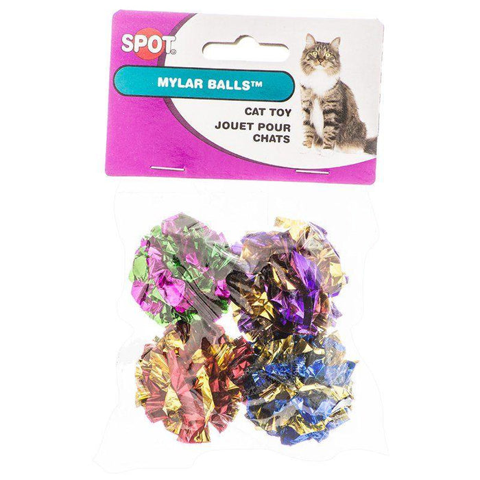 Spot Spotnips Mylar Balls Cat Toys - 077234021316
