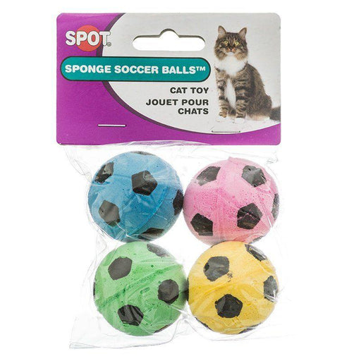 Spot Spotnips Sponge Soccer Balls Cat Toys - 077234023020