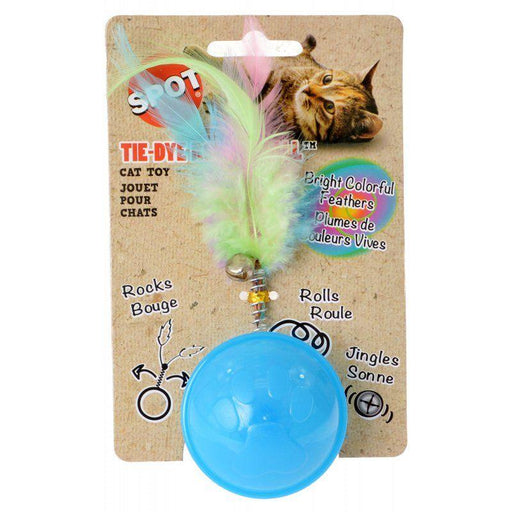 Spot Tie Dye Roller Ball Cat Toy - Assorted Colors - 077234520468