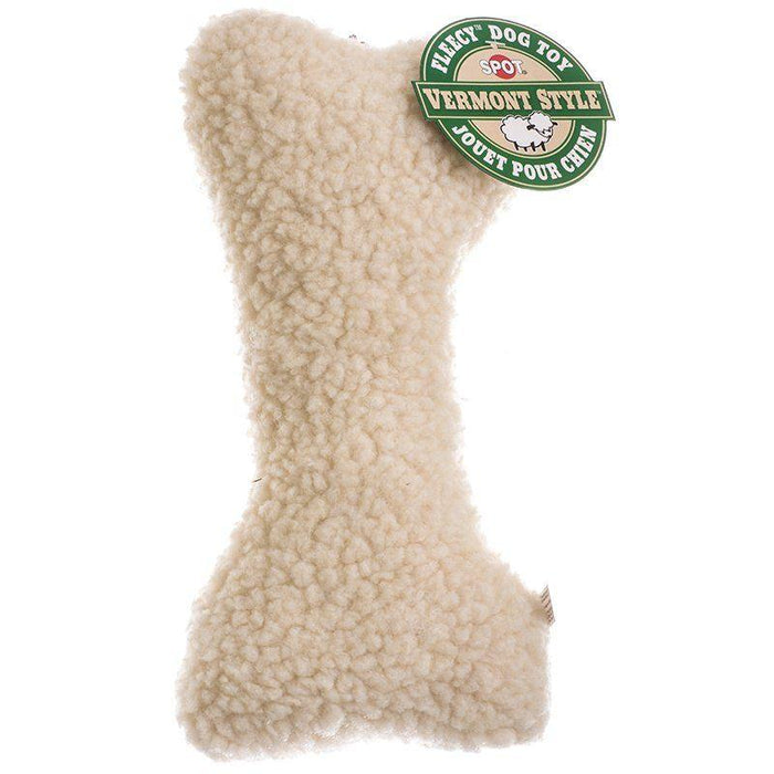 Spot Vermont Style Fleecy Bone Shaped Dog Toy - 077234050279