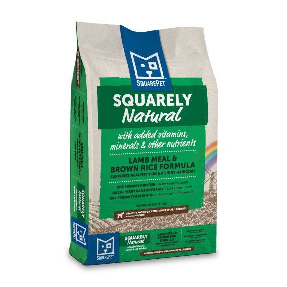 SquarePet Squarely Natural Canine Lamb Meal & Brown Rice Dry Dog Food - 850006101344