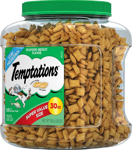 Temptations Seafood Medley Flavor Cat Treats - 023100107561